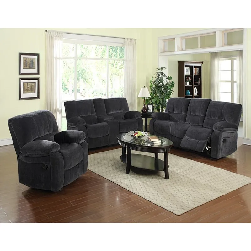 European Style High Quality Living Room Furniture Classical  Recliner Sofa