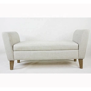 Furniture supplier storage wooden ottoman cheap factory direct price hot selling long storage bench