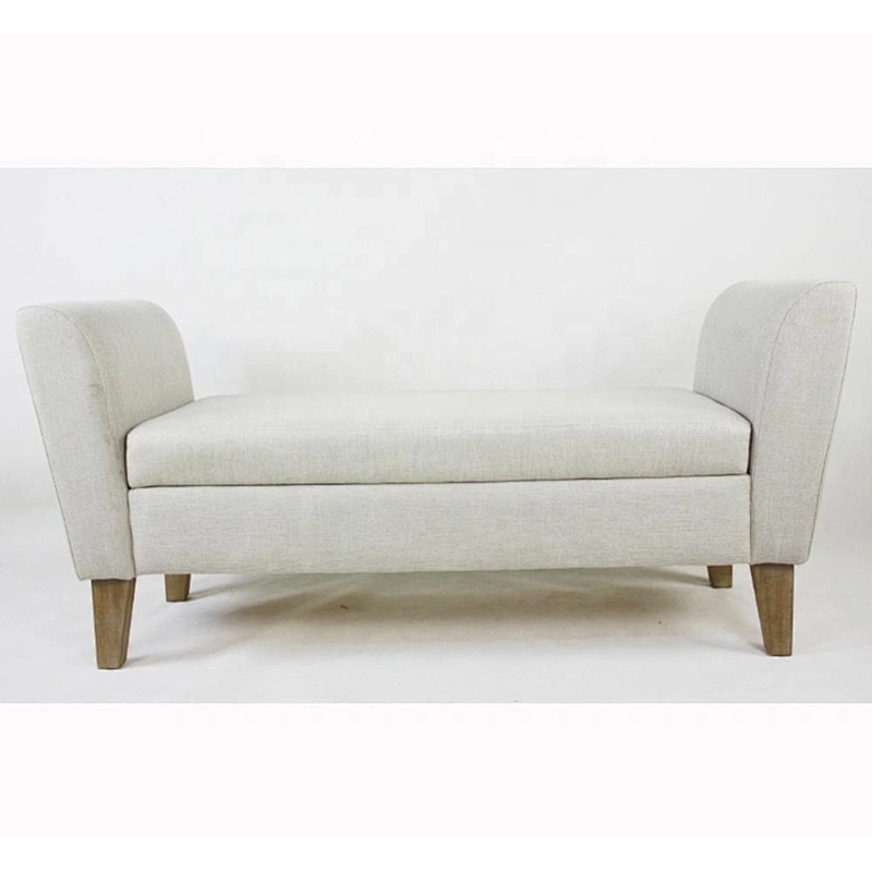 Furniture supplier storage wooden ottoman cheap factory direct price hot selling long storage bench