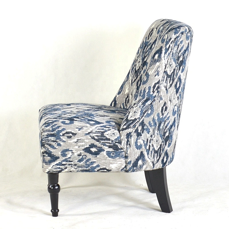 New Fashion Solid Wood Living Room Furniture Fabric Simple Leisure Chair Indoor