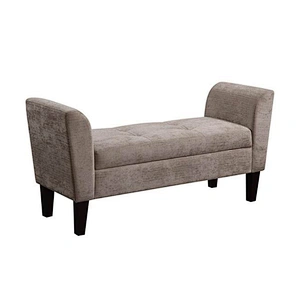 Wholesale fashion leather stool black coffee table round square upholstered ottoman