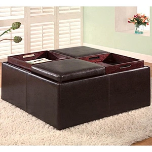 Furniture factory cheap price bedroom furniture ottoman hot selling modern ottoman tray