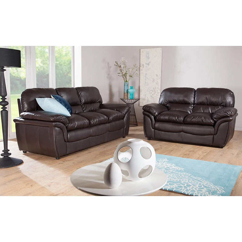 Frank furniture high quality luxury sofa 3 seaters / loveseat leather fabric sofa sectional sofa