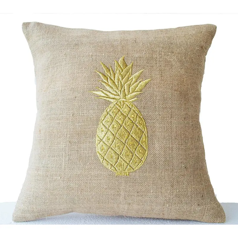 Frank Furniture Hot Selling Piping Solid Sofa Pillow Square Pillow Case Cover Customized Pillow Case