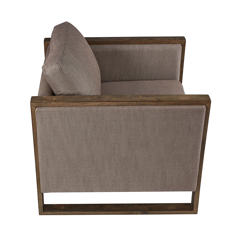 Living room furniture high quality Solid wood frame with health and soft sponge square chair