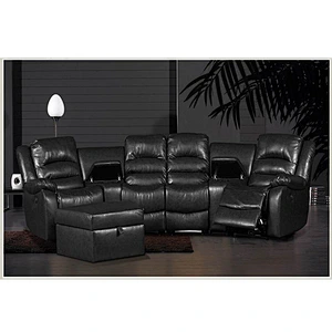 Frank Furniture Antique Style Recliner With Console Sectional Sofa Set Sofa