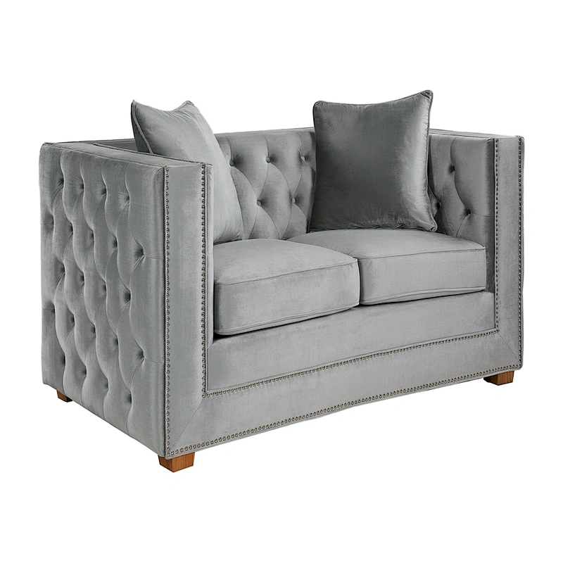 New Design High Quality  Living Room Furniture  Silver Leisure Sofa Chair