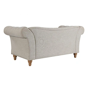 Fabric Material Sofa Living Room Furniture High Quality Volume-produce European Style Sofa Chair With Button
