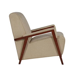 Living room simple style health and comfortable high quality Solid wood with soft fabric chair