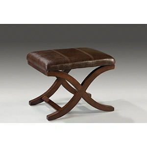 Europe modern Fine workmanship leather tufted stool ottoman bench