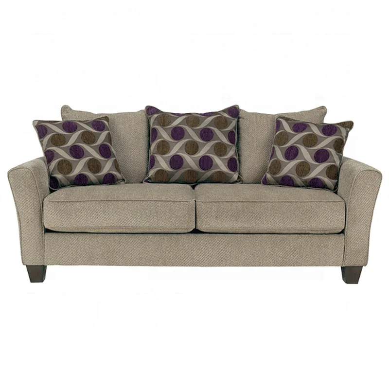 European modern high quality comfortable flannel health sponge with pillow living room 3+2 sofa sets