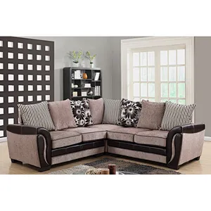 Frank Furniture UK Top Sales Sectional Sofa Modern Living Room Scattered Pillows Corner Sofa Sectional