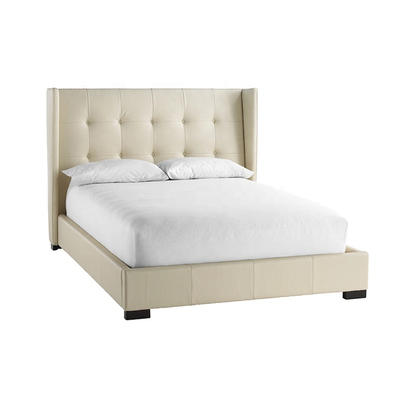 Factory direct sell bed furniture soft velvet fabric and luxury bedroom set new design king bedroom set