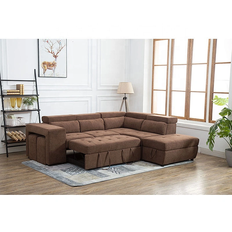 Modern Home Sofa Furniture for Living Room Portable Corner Bed Folding Sofa Bed