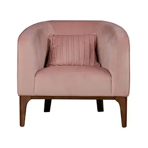 Luxury leisure velvet chair  living room hotel modern chair