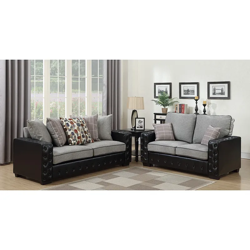 Wholesale New design Modern European style fashion home furniture 3+2 sofa set