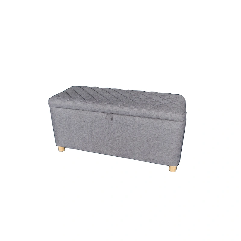 2019 Newest hot selling modern style simple and elegant useful storage bench and ottoman