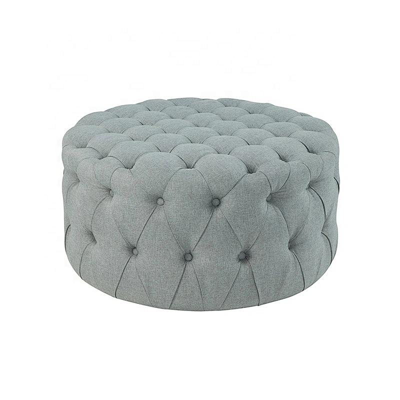 Hot Sale Fancy Stool Ottoman Round Ottoman Stool