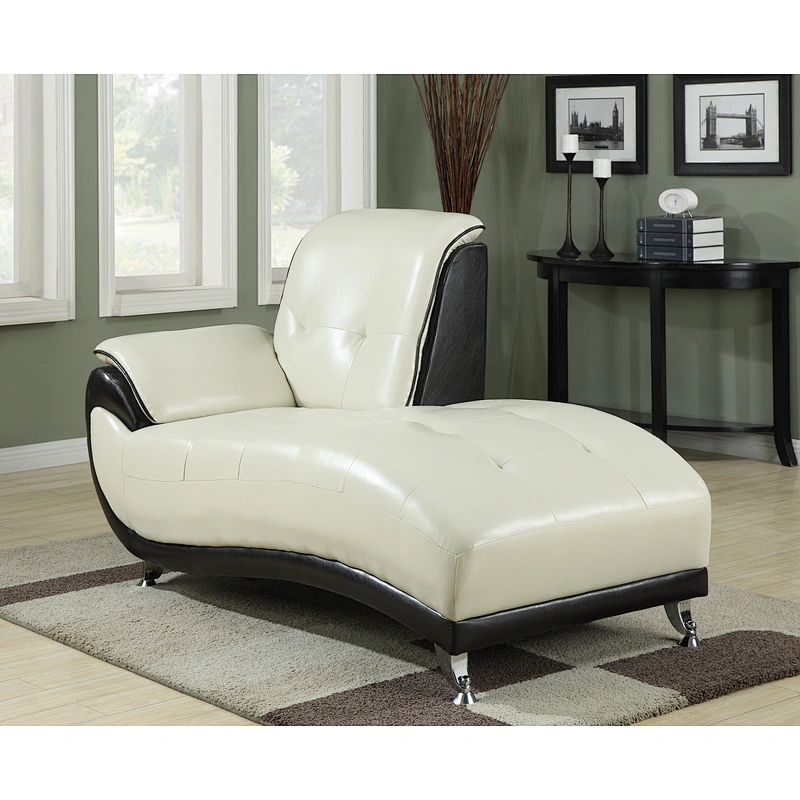 Frank Furniture Modern Living Room Chaise Design Two Tone Zebra Couvre Chaise Luxury Chaise Lounge