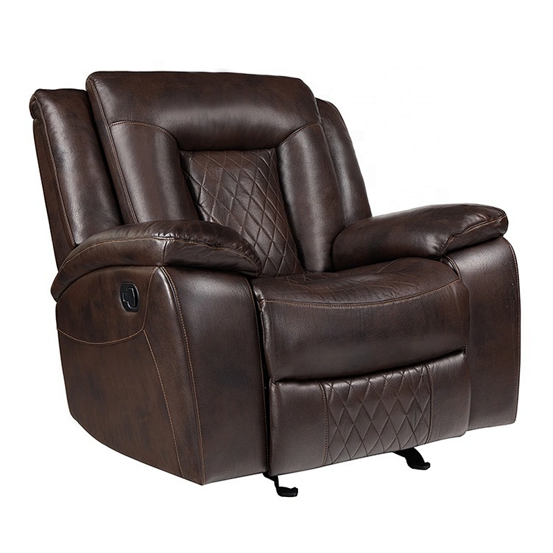 Europe style swivel recliner sofa chair grey leather recliner chair sofa and recliner fabric sofa set