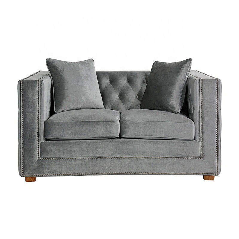 Lounge Chaise Back Chair  Counter 2 Seater European Corner Living Room Furniture Sofa