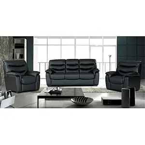 Frank Furniture European Style Leather Air Comfortable Home Living Room Sofa Set