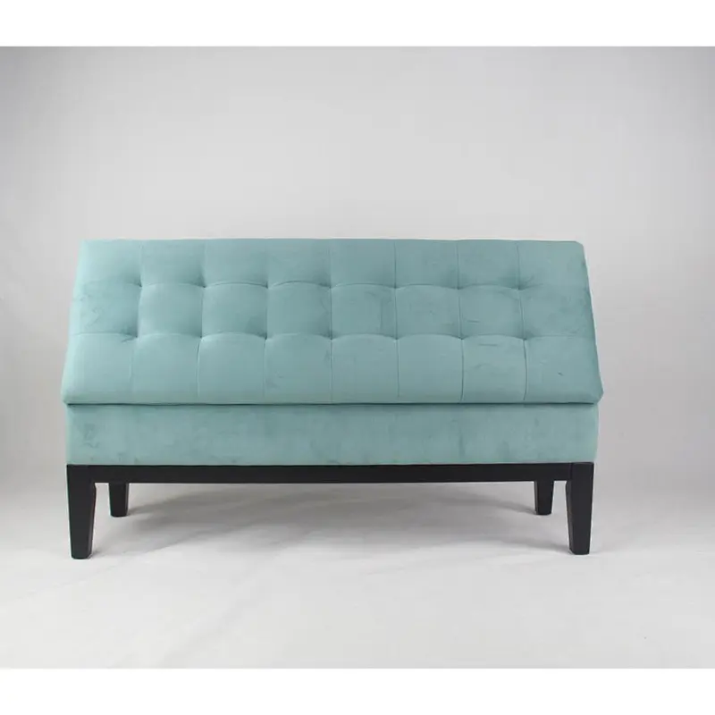 Fancy ottoman bench Modern rectangular living room bedroom set/leather ottoman