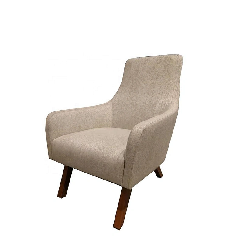 High quality   living room furniture fabric wooden sofa  chair with back cushion