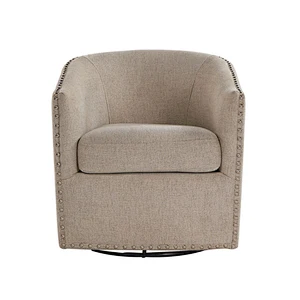 Frank Furniture Arabic Style Good Quality 360 Degree Swivel With Nails Accent Chair Living Room Chair