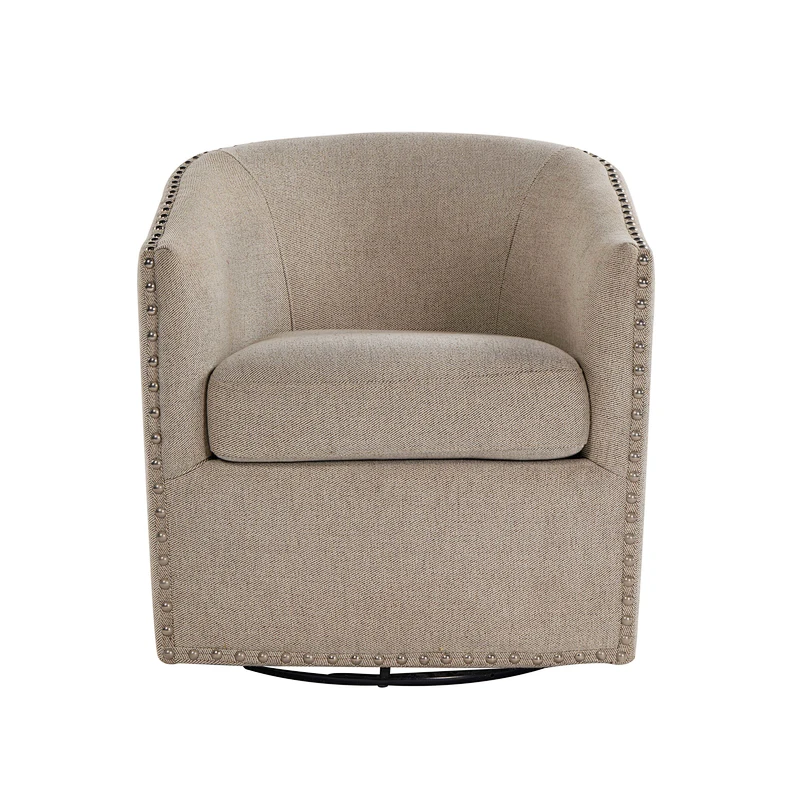 Frank Furniture Arabic Style Good Quality 360 Degree Swivel With Nails Accent Chair Living Room Chair
