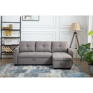 Factory Supplier Modern Design Living Room Sofas Functional  Conner Sofa  Bed
