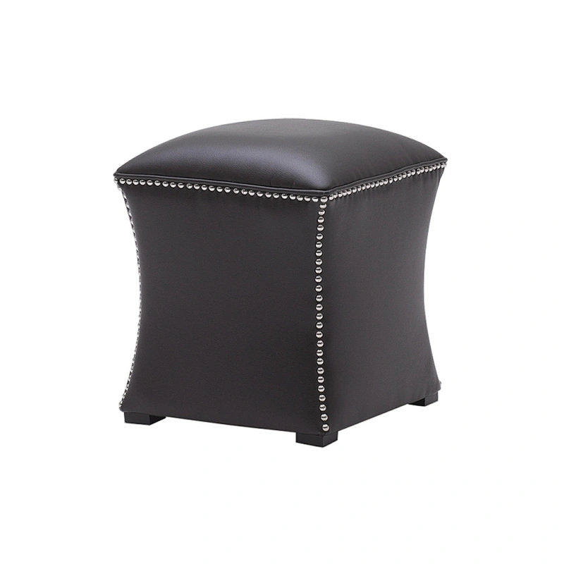 Wholesale Unique design fashion dice leather ottoman bench for living room