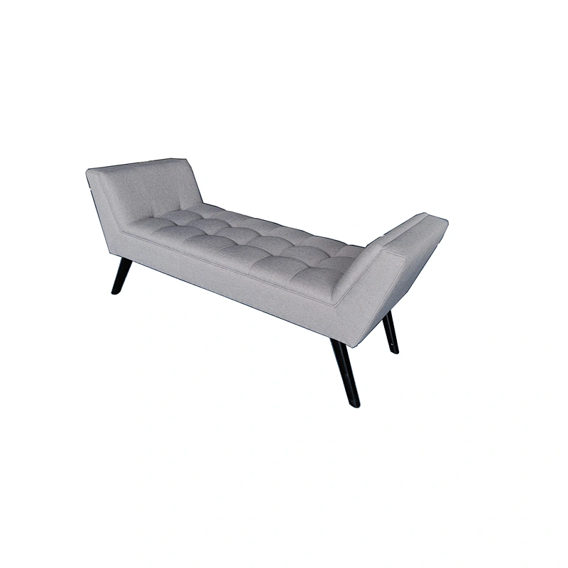 2019 Newest hot selling modern style beautiful simple and elegant with wooden hand bench and ottoman