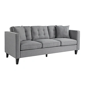 Frank Furniture 2019 New Design Modern Sofa Couch Living Room Sofa With Nails Chesterfield Sofa Set 7 Seater