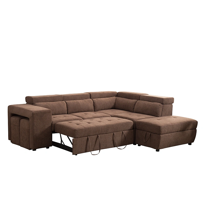 Frank furniture wholesale sofa bed  L shaped  cama sectional sofa bed folding  2019 new model  living room sofa
