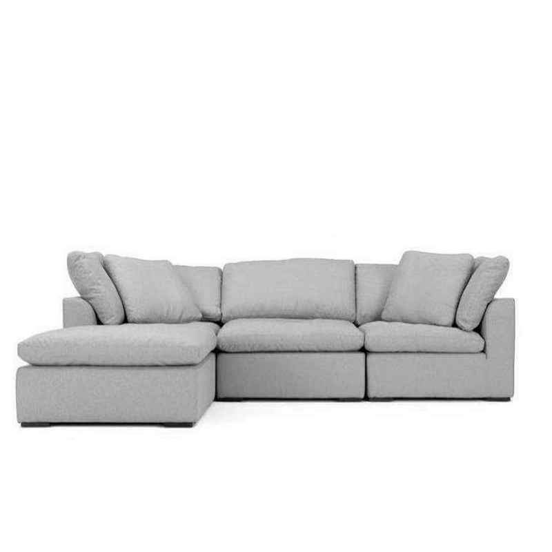 Frank furniture wholesale sectional sofa I shape  living room sofa set corner new design European style sofa