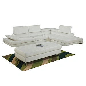 Luxury leather living room furniture sofa modern style new show modern sofa set