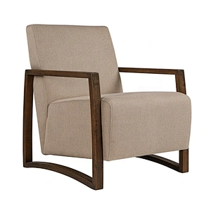 Hot Sale Wood Frame Leisure Fabric Comfortable Living Room Arm Chair