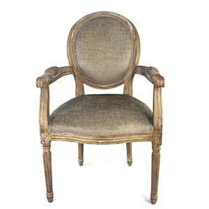 Frank furniture wood frame chair living room furniture fabric chair barber chair