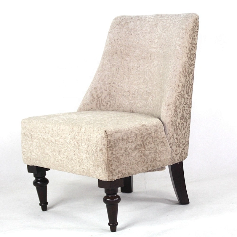 New Fashion Solid Wood Living Room Furniture Fabric Simple Leisure Chair Indoor