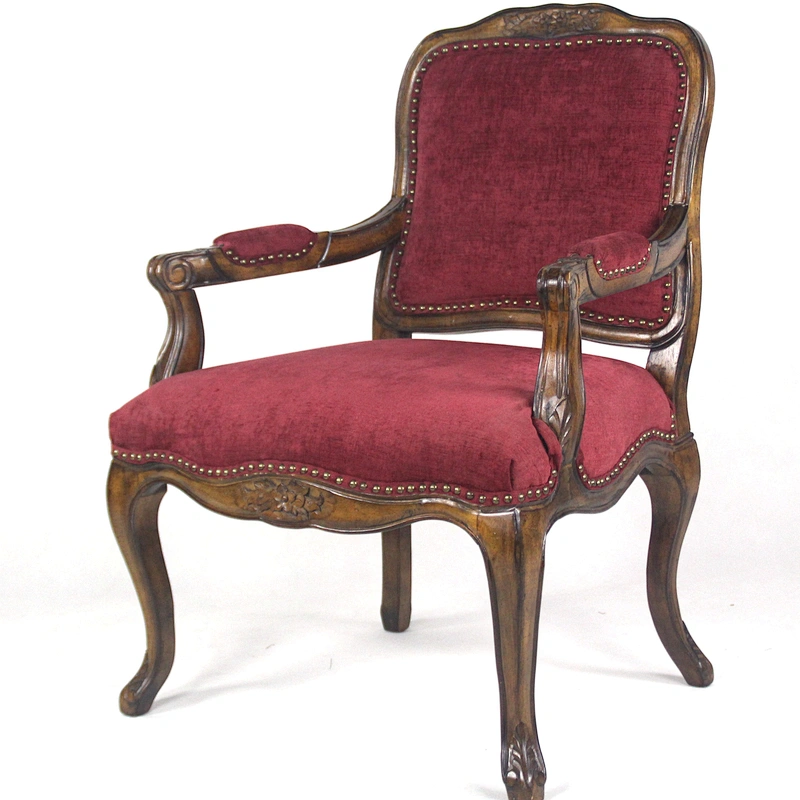 Frank Furniture Factory Supply Antique French Style Wooden Accent Chair Lounge Chair