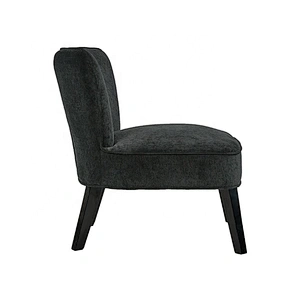 Office Reception Room Black Fabric Sofa Chair for Visitors