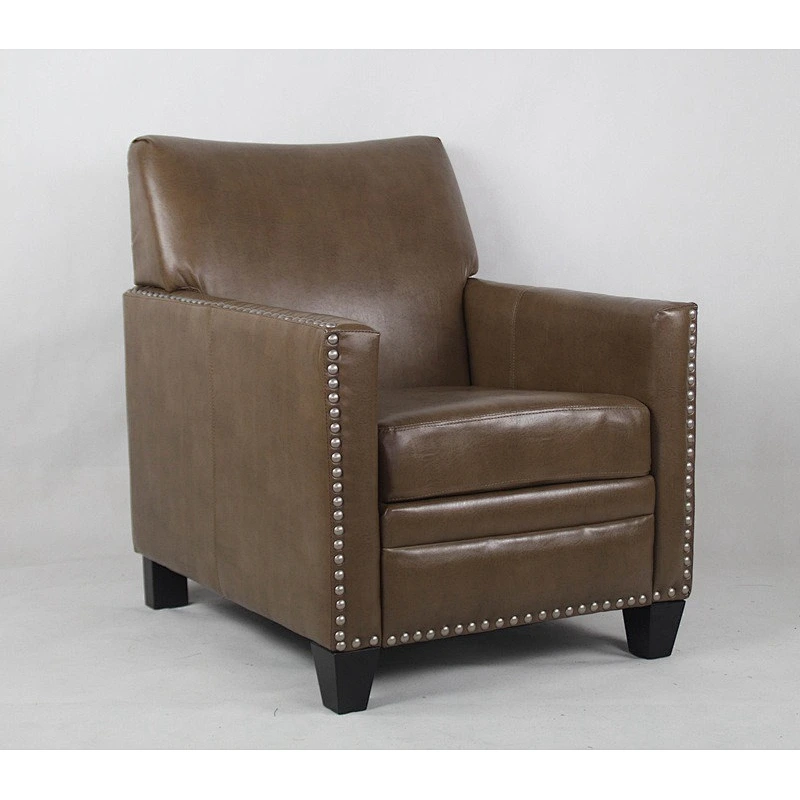 Frank Furniture Retro Nail Embellishment Armchair Accent Chair Living Room Leisure Chair