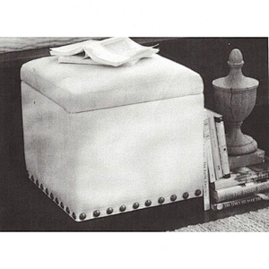 High Quality Modern Style Grey Linen Material  Ottoman&Bench For Living Room