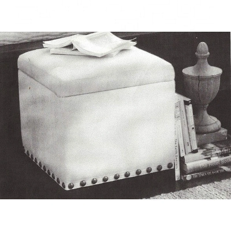 High Quality Modern Style Grey Linen Material  Ottoman&Bench For Living Room