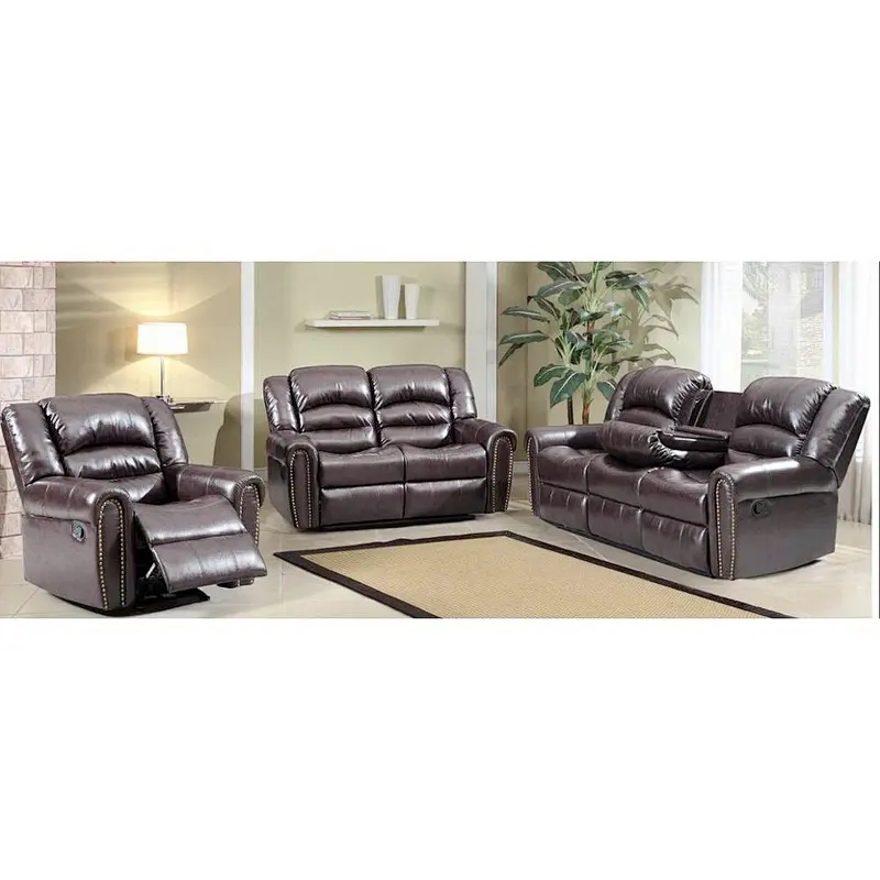 Wholesale electric cushion leather recliner sofa