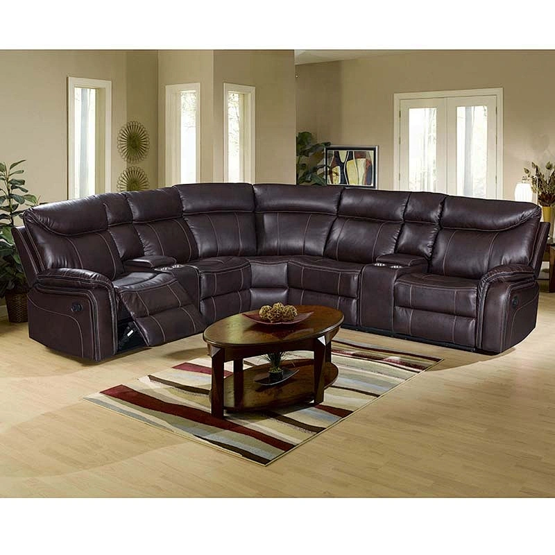 Best Selling Modern Leather Sectional Recliner Corner Sofa