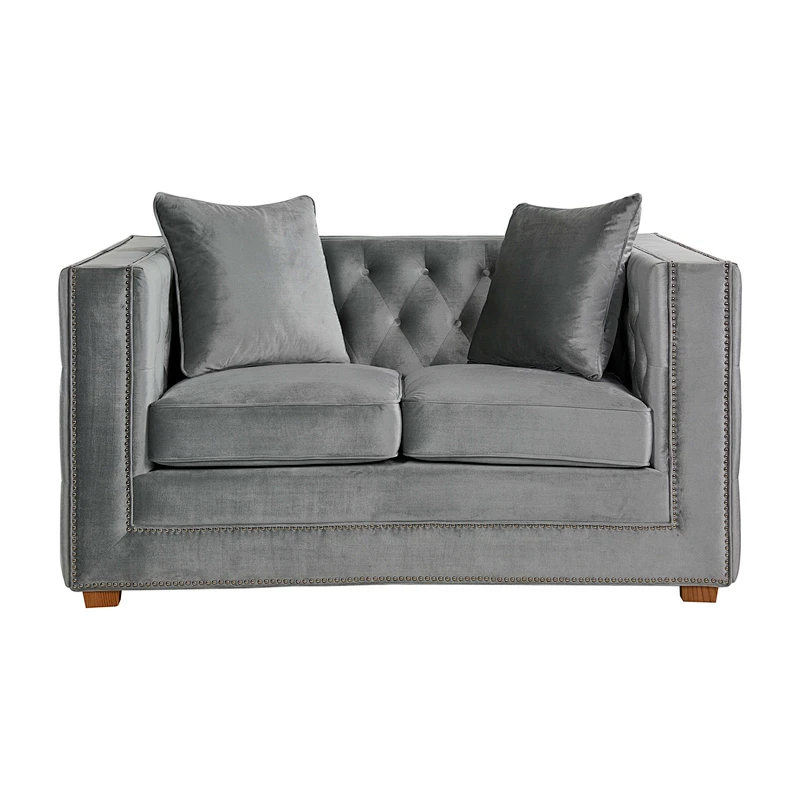 Luxury French Style Living Room Pull Back Comfortable Sofa