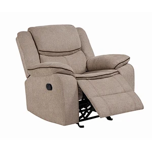 Newest 2019 hot selling living room furniture Beige soft ant linen single high quality recliner