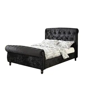 Bedroom Furniture on Sale Cheap Fabric Double Upholstered bed